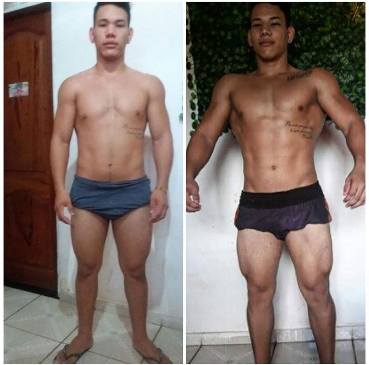 Evolução Antes e Depois