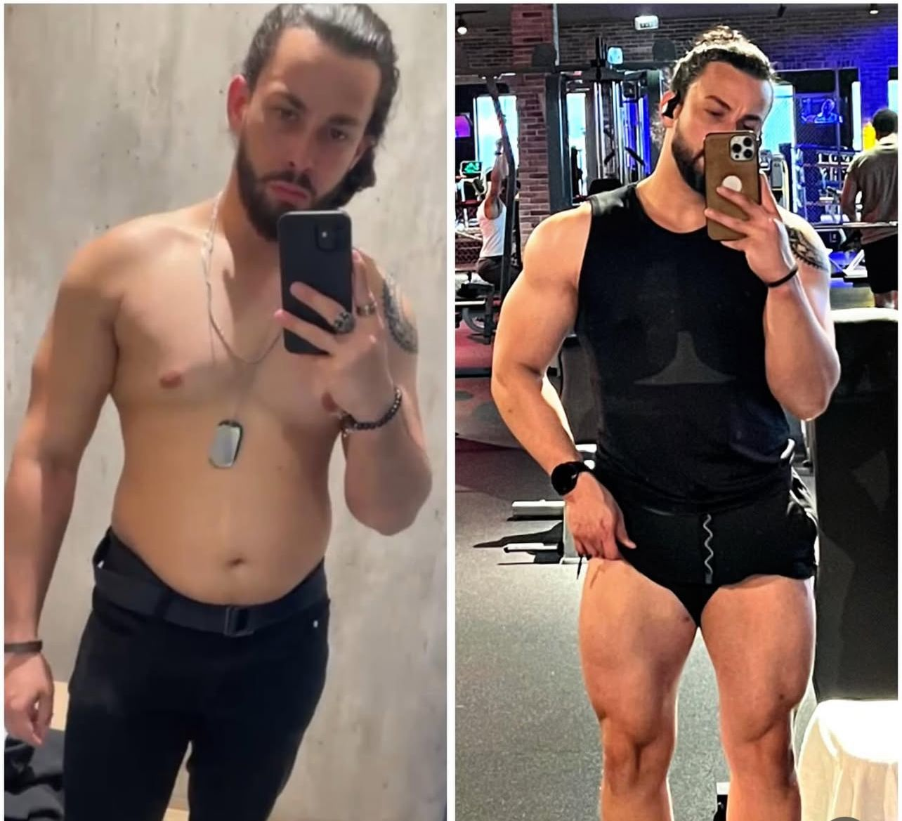 Evolução Antes e Depois