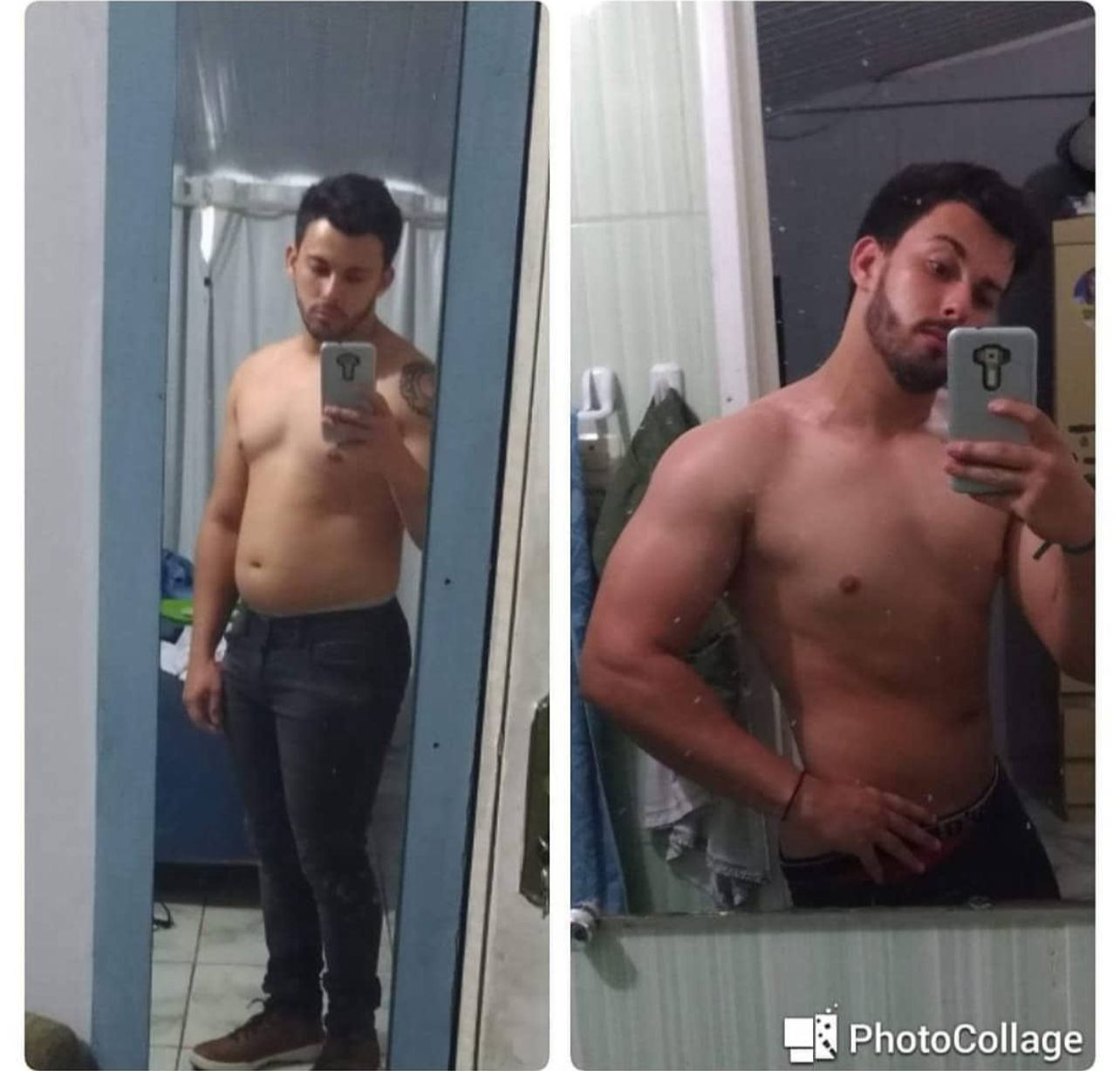 Evolução Antes e Depois